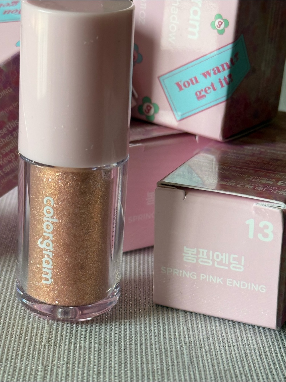 Colorgram Milk Bling Heartlighter #13 Spring Pink Ending Highlighter (1)